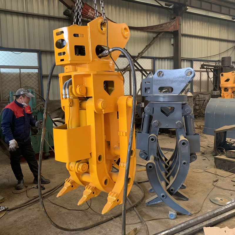 挖機旋轉抓鋼機