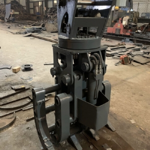 挖機旋轉(zhuǎn)抓鋼機