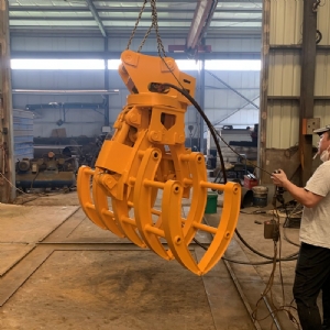 挖機(jī)草捆抓