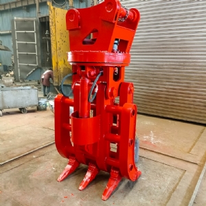 挖機旋轉(zhuǎn)抓鋼機